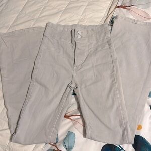 Free People Grey Flare Highrise size 26